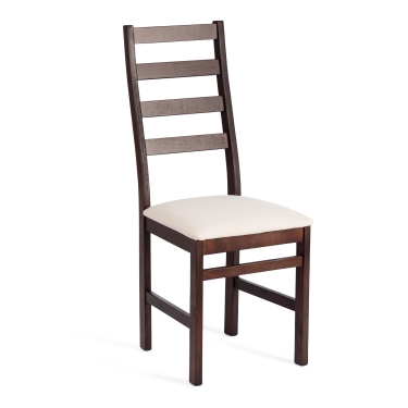 Стул Tetchair ROSARIO Многослойная фанера, 39 х 39 х 99 см, Cappuchino, ткань бежевая 81/10