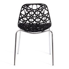Стул Tetchair CRISPY mod. 61 металл, пластик, 44 x 56.5 x 80 см, Black черный 05/хром