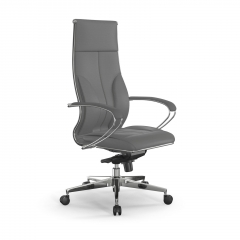 Кресло руководителя Метта Мetta L 1m 46/K Infinity Easy Clean MPES Комплект 3 Серое