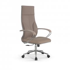 Кресло руководителя Метта Мetta L 1m 46/K Infinity Easy Clean MPES Комплект 9 Темно-бежевое