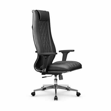 Кресло руководителя Метта Мetta L 1m 50M/2D Infinity Easy Clean MPES Комплект 3 Черное