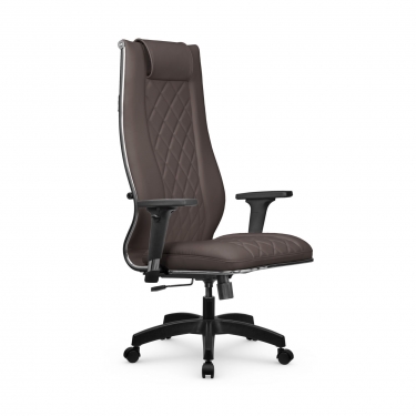 Кресло руководителя Метта Мetta L 1m 50M/2D Infinity Easy Clean MPES Комплект 4 Темно-коричневое