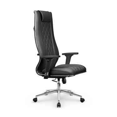 Кресло руководителя Метта Мetta L 1m 50M/2D Infinity Easy Clean MPES Комплект 9 Черное