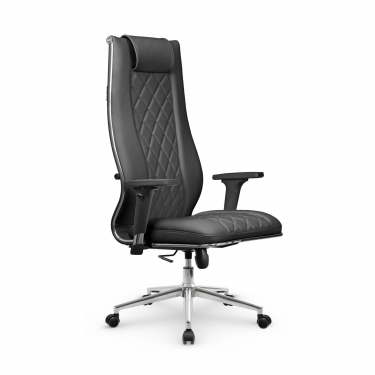 Кресло руководителя Метта Мetta L 1m 50M/2D Infinity Easy Clean MPES Комплект 9 Черное