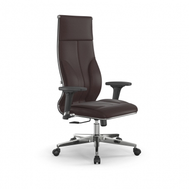Кресло руководителя Метта Мetta L 1m 46/2D Infinity Easy Clean MPES Комплект 3 Темно-коричневое