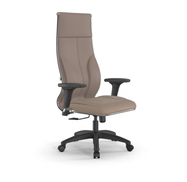 Кресло руководителя Метта Мetta L 1m 46/2D Infinity Easy Clean MPES Комплект 4 Темно-бежевое