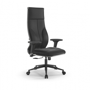Кресло руководителя Метта Мetta L 1m 46/2D Infinity Easy Clean MPES Комплект 6 Черное