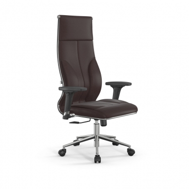 Кресло руководителя Метта Мetta L 1m 46/2D Infinity Easy Clean MPES Комплект 7 Темно-коричневое