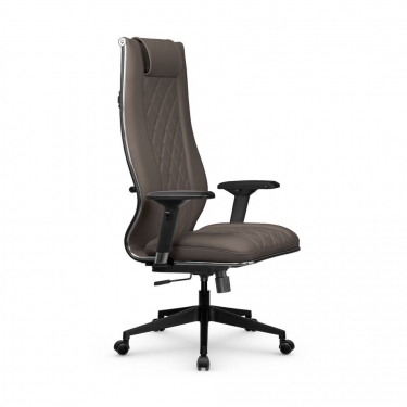 Кресло руководителя Метта МЕТТА L 1m 50M/4D Infinity Easy Clean MPES Комплект 6 Светло-коричневое