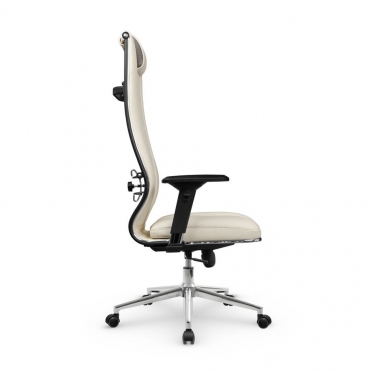 Кресло руководителя Метта МЕТТА L 1m 50M/4D Infinity Easy Clean MPES Комплект 9 Молочное