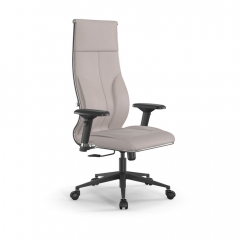 Кресло руководителя Метта Мetta L 1m 46/4D Infinity Easy Clean MPES Комплект 6 Светло-бежевое