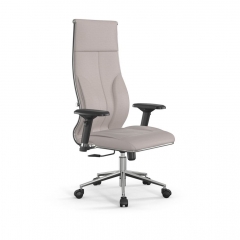 Кресло руководителя Метта Мetta L 1m 46/4D Infinity Easy Clean MPES Комплект 8 Светло-бежевое