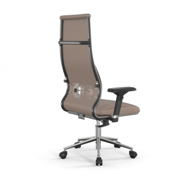 Кресло руководителя Метта Мetta L 1m 46/4D Infinity Easy Clean MPES Комплект 8 Темно-бежевое