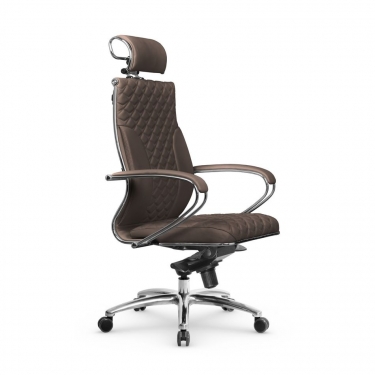 Кресло руководителя Метта Metta L 2c 44C/K116 Infinity Easy Clean MPES Комплект 1 Светло-коричневое