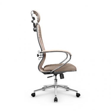 Кресло руководителя Метта Metta L 2c 44C/K116 Infinity Easy Clean MPES Комплект 7 Темно-бежевое