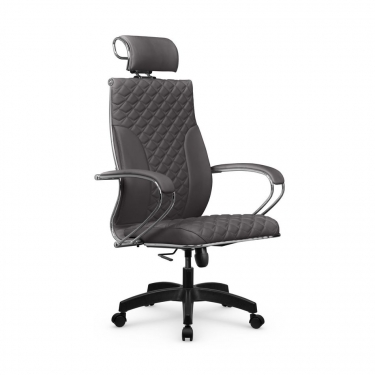 Кресло руководителя Метта Metta L 2c 44C/K116 Infinity Easy Clean MPES Комплект 8 Серое