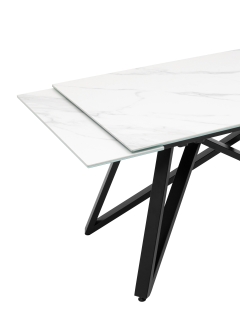 Стол обеденный Stool Group Канкун раскладной 140-18090 Керамика белый