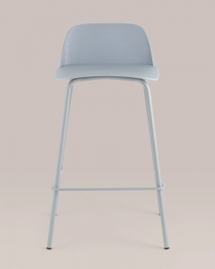 Стул полубарный Stool Group Mist Серо-голубой