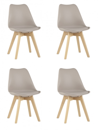 Стул Stool Group FRANKFURT NEW Бежевый 4 шт
