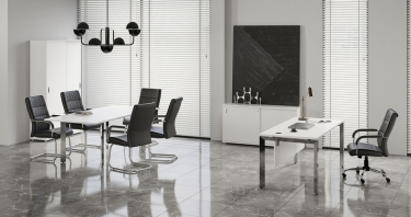 Брифинг-приставка на П-образном м/к Рива ONIX DIRECT LUX M-O.MP-BR-13 Белый бриллиант