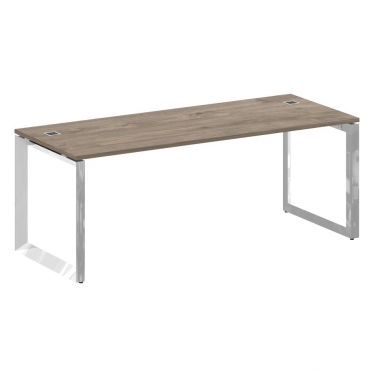 Стол рабочий руководителя на О-образном м/к Рива ONIX DIRECT LUX M-O.MO-SRR-6.8 Тиквуд темный