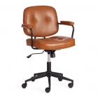 Кресло Tetchair ALFA иск. кожа, Brown коричневый