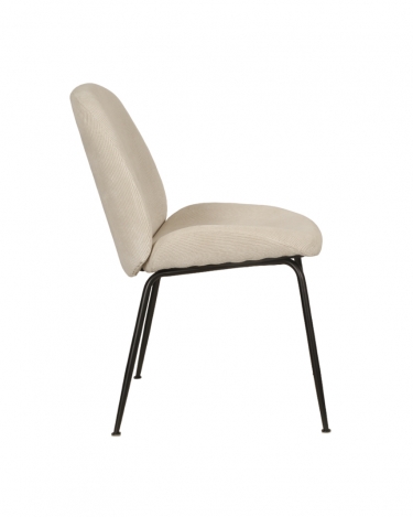 Стул Stool Group Beetle велюр Бежевый