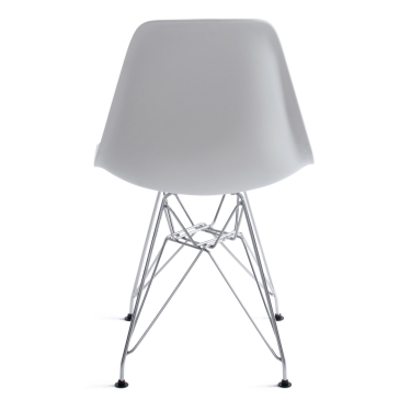 Стул Tetchair CINDY IRON CHAIR EAMES mod. 002 / 1 шт. в упаковке металл, пластик, 51x46x82,5, белый