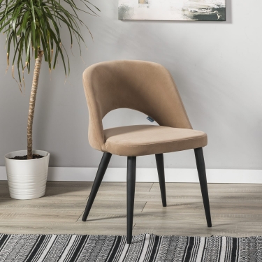 Кресло R-home Lars Diag beige/черный