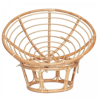 Кресло Tetchair PAPASAN ECO/ПАПАСАН ЭКО P115-1/SP STD /c подушкой, ремешками/ диаметр подушки 129 см, 115x101x92 см, Natural натуральный, ткань Старт
