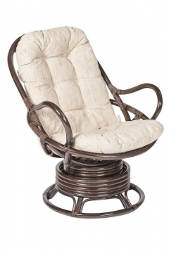 Кресло вращающееся Tetchair FLORES 5005 /без подушки/ Cognac коньяк