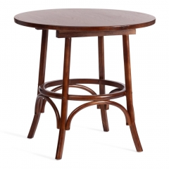 Стол Tetchair THONET mod.T9152 дерево вяз, 80х75 см, Темный Орех 5