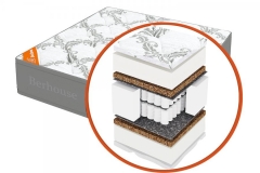 Матрас Berhouse MEGA MULT кокос ППУ 20 MultiPocket Gray Night Berhouse