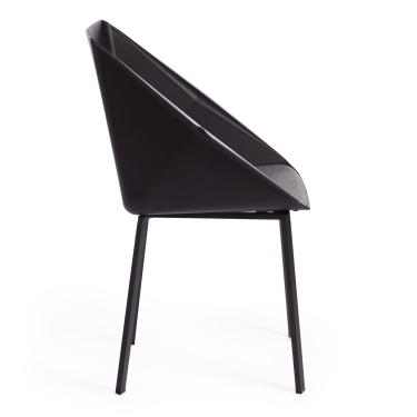 Стул Tetchair GILLIAN mod. 0137017-NI / 1 шт. в упаковке металл/вельвет, 45х52,5х78 см, темно-серый S108 666 SILVER GREY/черный