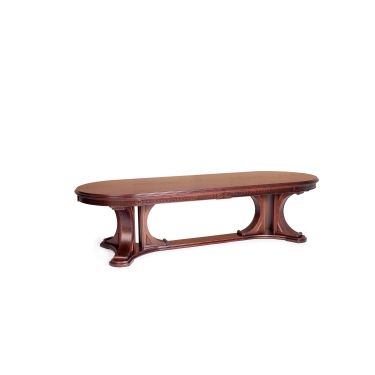 Стол Tetchair VERSAL овальный бук, мдф, 300 350/400 х 110 х 78 см, Tobacco