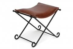 Стул Tetchair Secret De Maison FLEX mod. M-1931 металл/кожа буйвола, 45 х52 х46см, коричневый