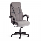 Кресло офисное Tetchair CAMBRIDGE флок/ткань, серый, 29/12
