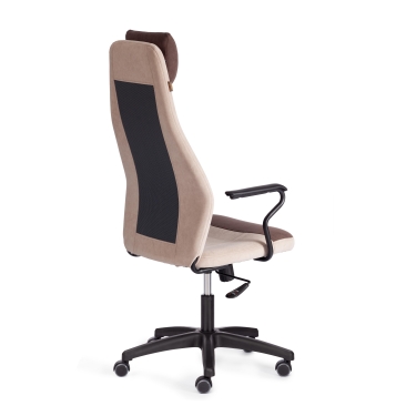 Кресло Tetchair AVIATOR флок, ткань , олива/серый/серый, 23/29/W-12