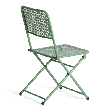 Стул Tetchair Secret De Maison Villa стальной сплав, 44х42х83см, зеленый