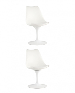 Стул вращающийся Stool Group Tulip белый 2 шт.