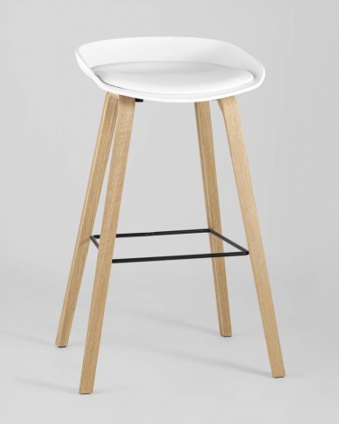 Стул барный Stool Group LIBRA SOFT БЕЛЫЙ 2 шт