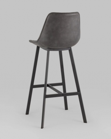 Стул барный Stool Group TEXAS экокожа Серый