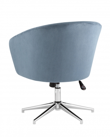 Кресло Stool Group Харис замша синий NC