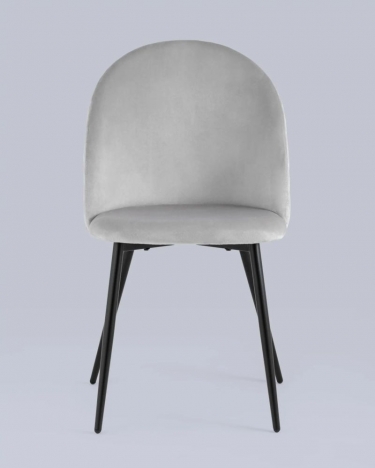 Стул Stool Group Lilly велюр серебристый 4 шт.