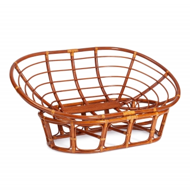 Диван Tetchair MAMASAN/МАМАСАН 23/02 W /с подушкой/ подушка 182х119 см, 169х102х80 см, Cognac коньяк, флок, олива, 23