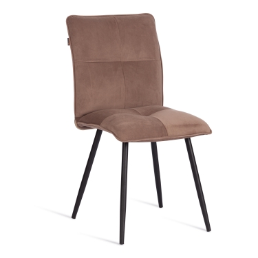 Стул обеденный Tetchair Sweet велюр, 46х55х88, бежевый/черный, Porsche 5