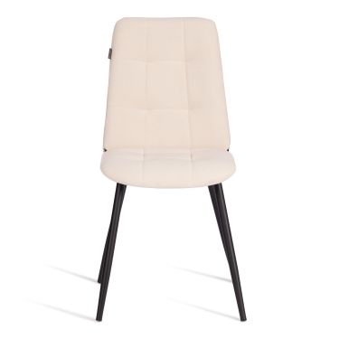 Стул обеденный Tetchair Asti флок , 47х54х86, молочный, 4