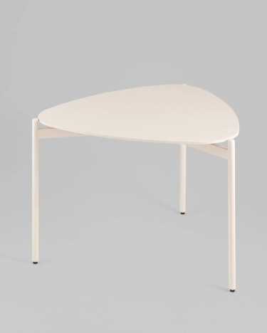 Журнальный столик Stool Group Erida керамика кремовый