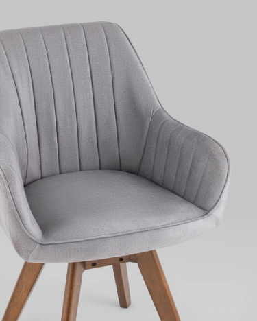 Стул обеденный вращающийся Stool Group MANS NEW серый