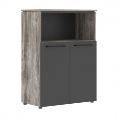 Шкаф с глухими средними дверьми Skyland MORRIS TREND MMC 85.1 Сосна Нордик Антрацит